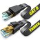 Yuaice Cat 8 Ethernet Cable 60FT 40Gbps 2000MHz High Speed Gaming LAN Cable GoldPlated RJ45 Shielded STP Weatherproof UV Resistant Compatible with Cat7Cat6Cat5eCat5 for RouterPS5XboxPC