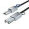 10Gtek SFF8088 to SFF8088 External Mini SAS HD Cable 3G6Gbps SAS20 26Pin Hybrid Cable Attached SCSI for Raid DAS and Servers 100Ohm 1m33ft