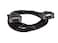 YCS basics Black 6 Foot DB9 9 Pin Serial RS232 MaleFemale Extension Cable