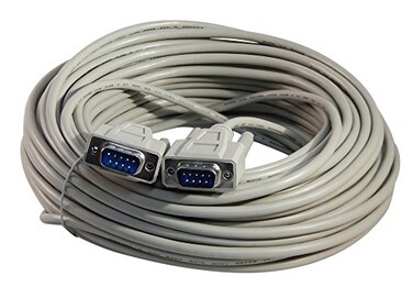 Your Cable Store 75 Foot DB9 9Pin Serial Port Cable MaleMale RS232