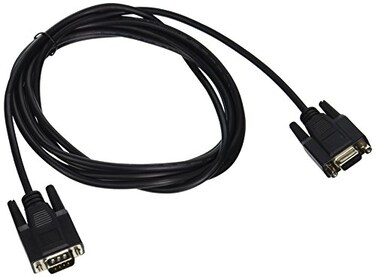 C2GCables to Go 52031 DB9 MF Serial RS232 Extension Cable Black 10 Feet