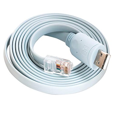 usangreen Prolific PL2323RA RS232 Serial to RJ45 Rollover Cable for Cisco Router H3C Huawei Fortinet Juniper Console Cable