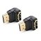 Cable Matters 2Pack Right Angle HDMI Adapter with 4K 60Hz and HDR Support 90 Degree HDMI Right Angle Adapter Black
