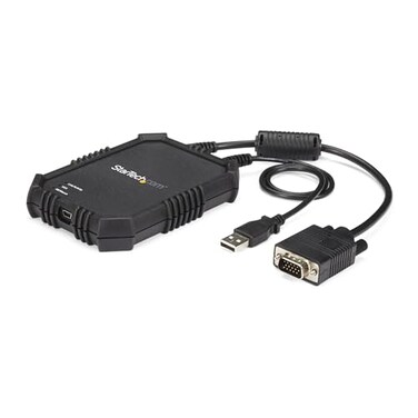 StarTech.com StarTechcom Rugged Laptop Crash Cart Adapter USBVGA KVM Console File Transfer Video Capture WindowsLinuxMacOS TAA