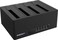 SABRENT 4Bay USB 30 Docking Station for 25 35 SATA HDD SSD Trayless Design USB 30 5Gbps Offline Clone Function DSU3B4