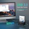 FIDECO Hard Drive Docking Station USB 30 Aluminum Hard Drive Docking Stations 2535 SATA HDD SSD TF Card Reader and SD Card Reader Offline Clone Support
