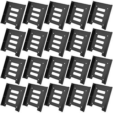 Spofit 25 to 35 HDDSSD Mounting Bracket Hard Drive Holder Single Drive 25 to 35 Adapter 20 Pack
