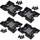 Uenhoy 4 Pcs 25 or 35 to 525 SDD HDD Mounting Bracket Hard Disk Drive Bays Holder Adapter Computer Case Adapter for PC