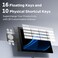 UGEE 154 inch Drawing Tablet with Screen143 sRGB UE16 Computer Graphics Tablet with FullLaminated Screen 81 Hot Keys 16K Level Pressure BatteryFree StylusDrawing Pad for PCWindowsMacAndroid