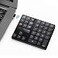 Attoe Numeric Keypad 35Keys Portable USB Wireless Numeric Keypad Rechargeable UltraSilent External Numeric Pad for MacBook and Windows Laptop