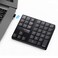 Attoe Numeric Keypad 35Keys Portable USB Wireless Numeric Keypad Rechargeable UltraSilent External Numeric Pad for MacBook and Windows Laptop
