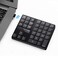 Attoe Numeric Keypad 35Keys Portable USB Wireless Numeric Keypad Rechargeable UltraSilent External Numeric Pad for MacBook and Windows Laptop