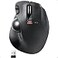 ELECOM EXG Trackball Mouse 24GHz USB Wireless Ergonomic Design Thumb Control Smooth Roller Ball Optical Tracking 6 Programmable Buttons Tilt Scroll Computer Mice for Laptop PC Windows Mac