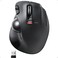 ELECOM EXG Trackball Mouse 24GHz USB Wireless Ergonomic Design Thumb Control Smooth Roller Ball Optical Tracking 6 Programmable Buttons Tilt Scroll Computer Mice for Laptop PC Windows Mac