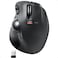 ELECOM EXG Trackball Mouse 24GHz USB Wireless Ergonomic Design Thumb Control Smooth Roller Ball Optical Tracking 6 Programmable Buttons Tilt Scroll Computer Mice for Laptop PC Windows Mac