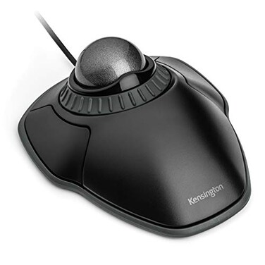 Kensington Orbit Trackball Mouse with Scroll Ring K75327WW BlackGrey