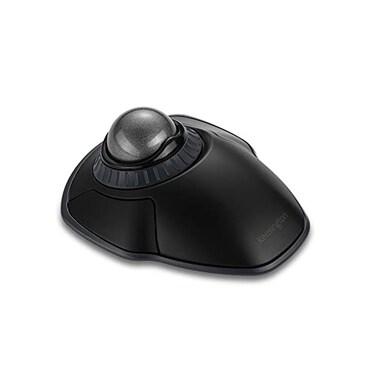 Kensington Orbit Wireless Trackball with Scroll Ring Space Gray K72675WWBlackGrey