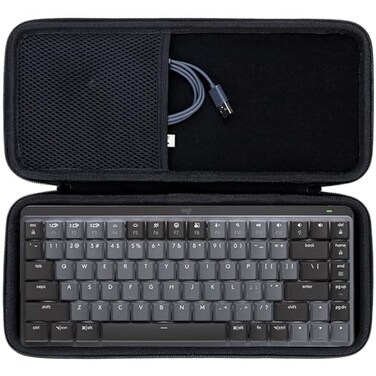 Lebakort Hard Case Compatible with Logitech MX Mechanical Mini Illuminated Keyboard