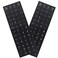 MUBUY-GOL 2 Pack Universal English Keyboard Stickers Black Background with White Lettering for Computer Laptop Notebook Desktop Replacement Computer Keyboard Stickers English