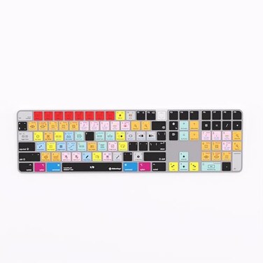 Editors Keys Ableton Live Compatible Keyboard Cover for iMac Magic Numeric Keyboard Silicone Protective Skin Fits TouchID and NonTouchID Models