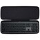 Lebakort Hard Carry Case Compatible with Logitech MX Keys S or MX Keys Advanced Keyboard Graphite case