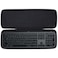 Lebakort Hard Carry Case Compatible with Logitech MX Keys S or MX Keys Advanced Keyboard Graphite case