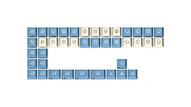 Drop MiTo GMK Godspeed Custom Keycap Set Doubleshot Cherry Profile Compatible with CherryMX Style Stems Layouts 60 65 75 TKL 100 Mechanical Keyboards Novelties Kit