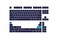 Drop MiTo GMK Laser Custom Mechanical Keyboard Keycap Set 120keys Doubleshot Cherry Profile for 60 65 and TKL Layouts etc Synthwave