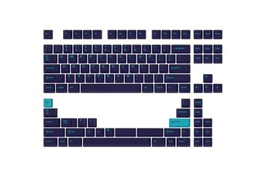 Drop MiTo GMK Laser Custom Mechanical Keyboard Keycap Set 120keys Doubleshot Cherry Profile for 60 65 and TKL Layouts etc Synthwave