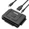 Unitek USB C to IDE and SATA Converter External Hard Drive Adapter Kit for Universal 2535 HDDSSD Hard Drive Disk One Touch Backup Function Included 12V2A Power Adapter