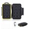 JJC 16 Slots Micro SD Card Holder Micro SD Card Case Micro SD Micro SDHC Micro SDXC Card Storage Micro SD Card Organizer with Carabiner WaterResistant AntiShock