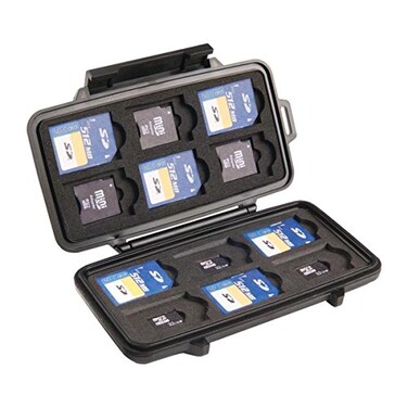 Pelican 0091500100110 Micro Memory Card Case Black