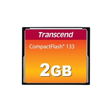 Transcend CF133 CompactFlash Memory Card 2GB Up to 30MBs DSLRs Camera Card MLC NAND Flash ECC Support Ultra DMA transfer mode 4 TS2GCF133