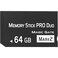 HSANYIUR HighPerformance 64GB Memory Stick Pro Duo MARK2 Seamless Compatibility with PSP100020003000 CyberShot DSC DSLR Handycam