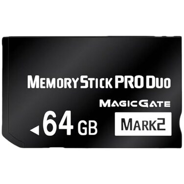 GYWY HighCapacity 64GB Memory Stick Pro Duo MARK2 Fully Compatible with PSP100020003000 CyberShot DSC DSLR Handycam