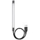 Mudder Portable USB Laptop Light Flexible Stick Dimmable Touch Switch LED White Lamp for Laptop Computer PC Black