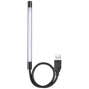 Mudder Portable USB Laptop Light Flexible Stick Dimmable Touch Switch LED White Lamp for Laptop Computer PC Black