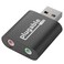 Plugable USB Audio Adapter Adds 35mm Speaker and Microphone Ports Because Your Laptop or PC Lacks an Audio Jack Compact External Sound Card Replacement PlugandPlay for Windows Mac Linux