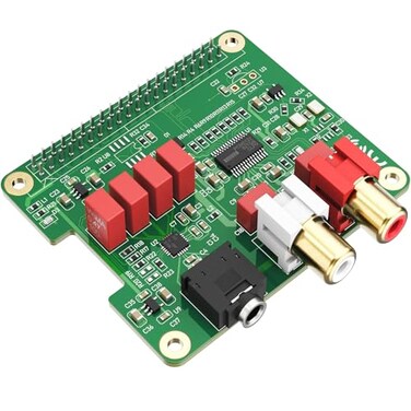 InnoMaker HiFi DAC HAT for Raspberry Pi 543BZero PCM5122 384kHz32bit DAC Audio Card Expansion Board Dual Oscillators DOP RCA35mm Output 112dB SNR