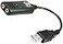 Andrea Electronics C110214501 Model USBSA1 High Fidelity External Digital Sound Card with Noise Reduction Technology