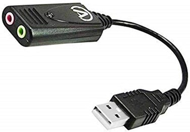 Andrea Electronics C110214501 Model USBSA1 High Fidelity External Digital Sound Card with Noise Reduction Technology