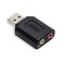 Syba external USB Stereo Sound Adapter for Windows Mac Linux Extra Audio Source with 35mm Audio Mic Jack CMedia Chipset