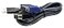 TRENDnet USB VGA KVM Cable TKCU1515Ft 45m Connect Computers to KVM Switches NDAA Compliant