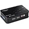 TRENDnet 2Port USB KVM Switch Kit with Audio TK209K Control Up to 2 Computers Windows Linux Mac OS Compliant 2048 x 1536 VGA Resolution NDAA TAA Compliant KVM Cables Included Black