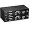 TRENDnet KVM Extension Kit Extend KeyboardVideoMouse Controls up to 100 Meters 328 ft HotKeys Transmitter Receiver PS2 VGA TKEX4