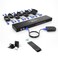 MT-VIKI MTVIKI 8 Port KVM Switch HDMI 4K30Hz 1U Rack Mount KVM Switch wIR Remote WireDesktop Controller 8 HDMI KVM Cables Rack Ears Power Adapter