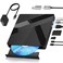 Wbacon External Blu ray Drives 40Gbps External Bluray Burner with HDMI LAN Support 100GB BDXLRE Disc ReadingWriting External BluerayDVD Drive for PC Laptop Windows Linux MacOS