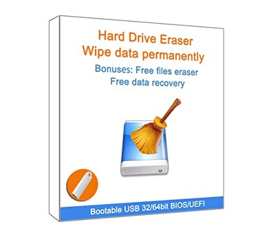 EZITSOL Hard Drive Disk Eraser Disk Wiper on 32GB USB Drive Permanently Destroy Wipe erase Hard Disk Drive Data on any PC Server Bonus Files eraser Data Recovery