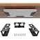 IFCASE Under Desk Laptop Mount Metal Under Desk Shelf Holder for Laptop Mac mini MacBook Keyboard with AntiScratch Silicone Black