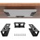 IFCASE Under Desk Laptop Mount Metal Under Desk Shelf Holder for Laptop Mac mini MacBook Keyboard with AntiScratch Silicone Black